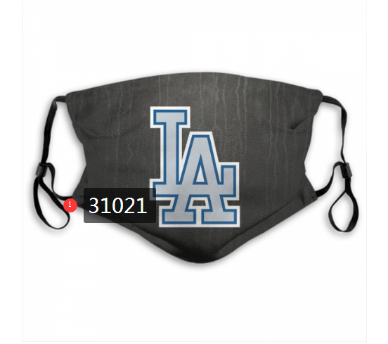 2020 Los Angeles Dodgers Dust mask with filter 60->mlb dust mask->Sports Accessory